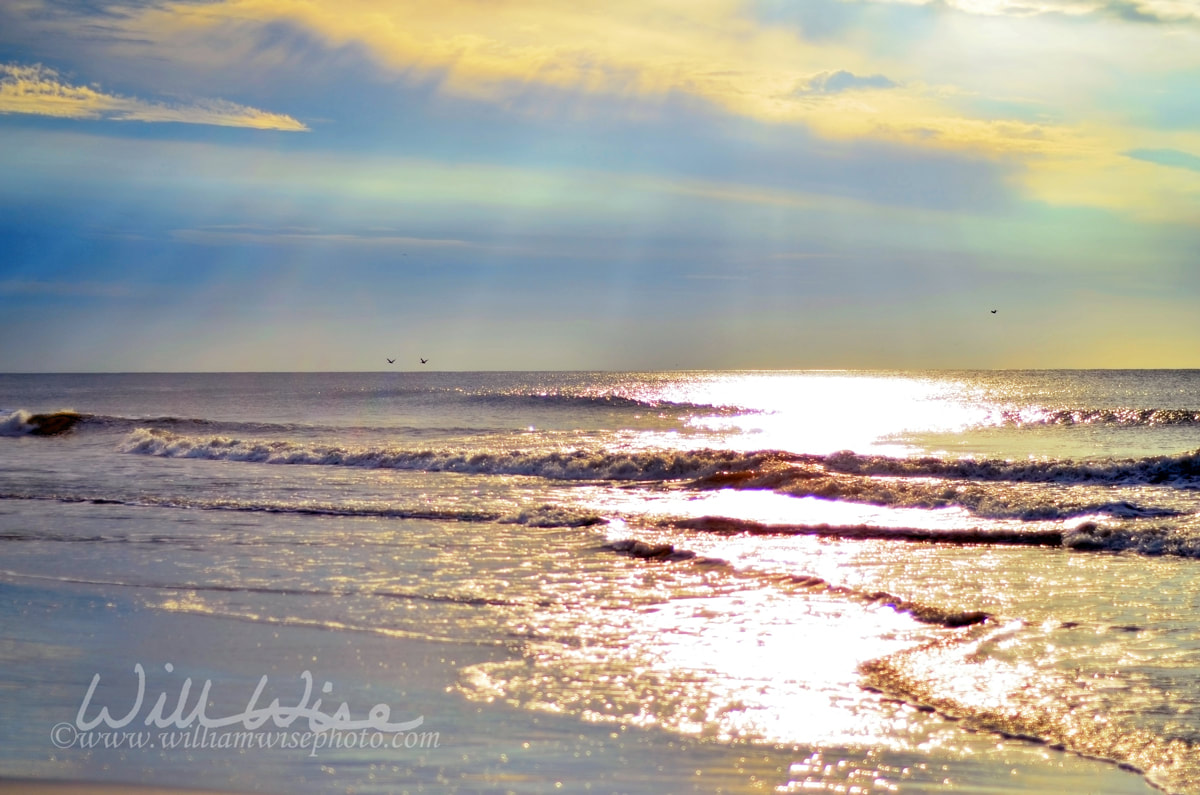 Beach tide sunrise on Hilton Head Island Picture