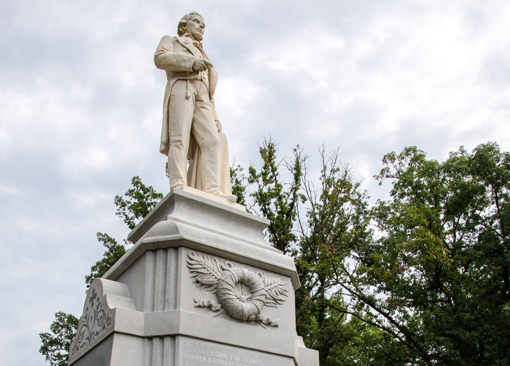 AH Stephens Confederate Monument Picture