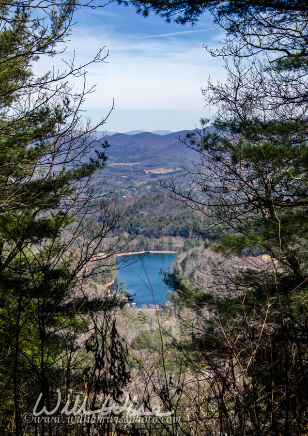 Vogel State Park overlook of Lake Trahlyta, Georgia Picture