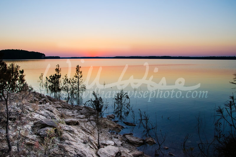 Sunset on Clarkes Hill Lake Picture