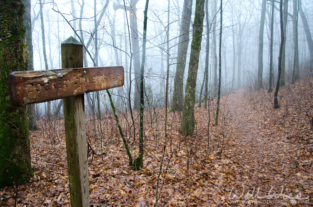 Appalachian Trail Sign Dockery Lake Picture