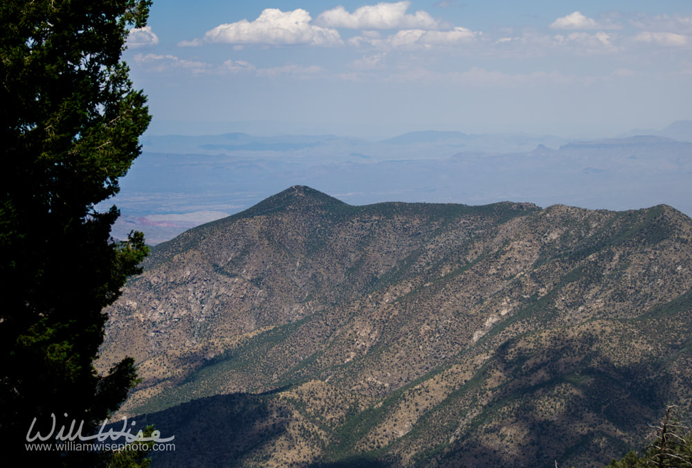 Desert mountain view from Mount Lemmon Tucson Arizona. Santa Catalina Mountains.  Picture