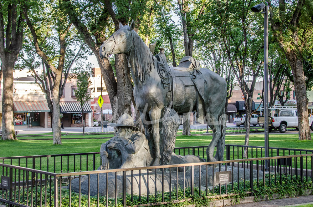 Cowboy at Rest monument Prescott Arizona Picture