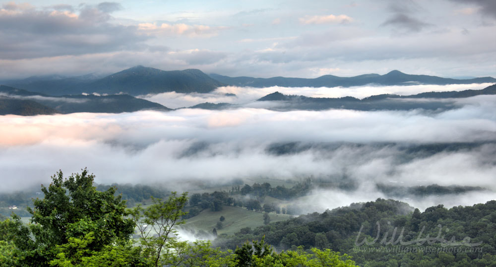 Smoky Mountain valley, Waynesville NC, USA Picture