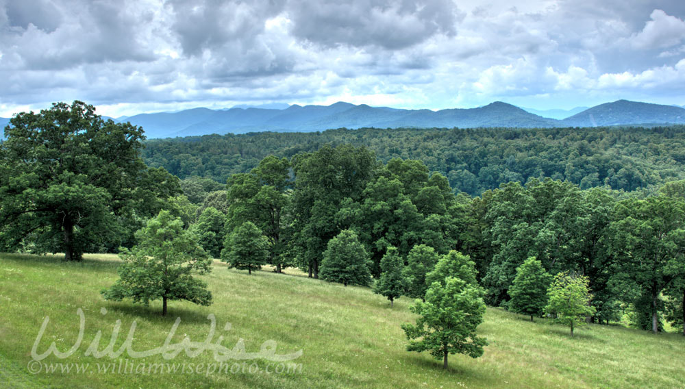 Rain Clouds over Pisgah Mountains, Biltmore Estate Picture