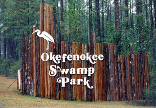 Okefenokee Swamp Park Sign Picture